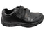Harrison Dawson Kids Leather Adjustable Strap School Shoes