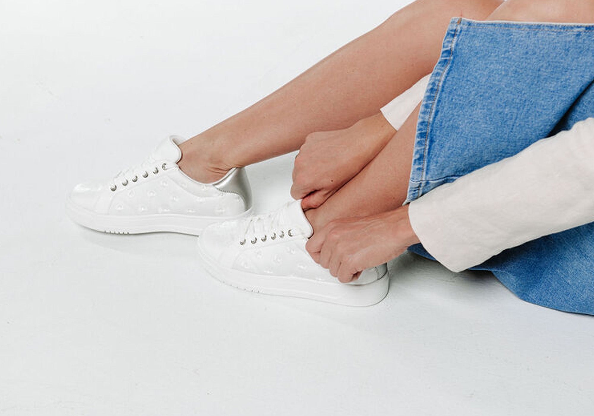 White Silver Patch