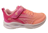 Skechers Kids Girls S Lights Sola Glow Colour Breeze Comfortable Shoes