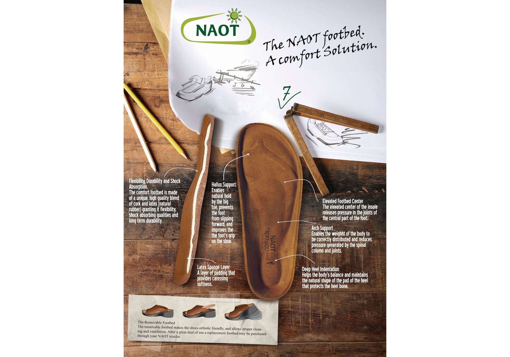 Naot Norel Womens Comfort Cushioned Orthotic Friendly Leather Sandals