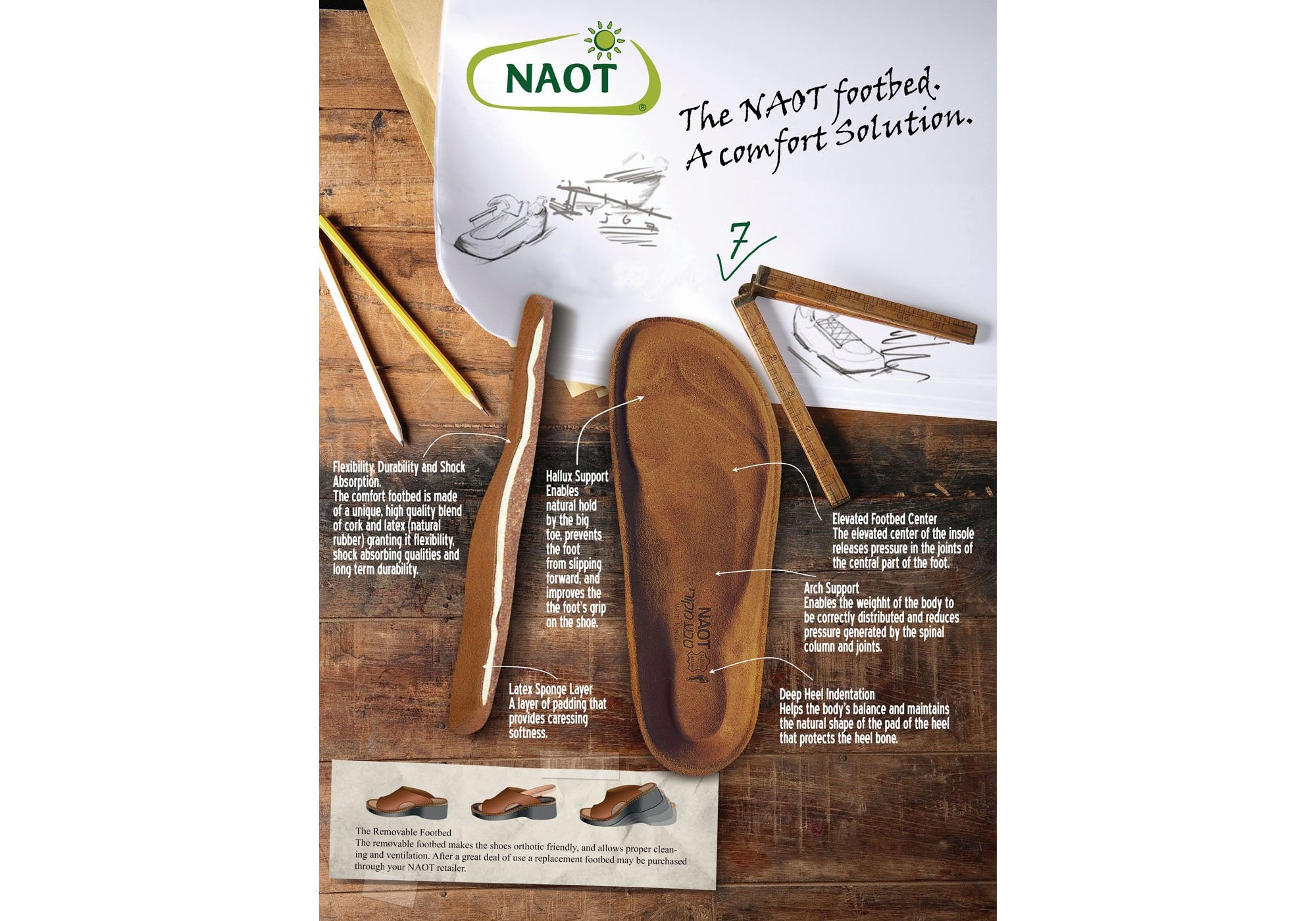 Naot Trio Womens Comfort Cushioned Orthotic Friendly Clogs Mules