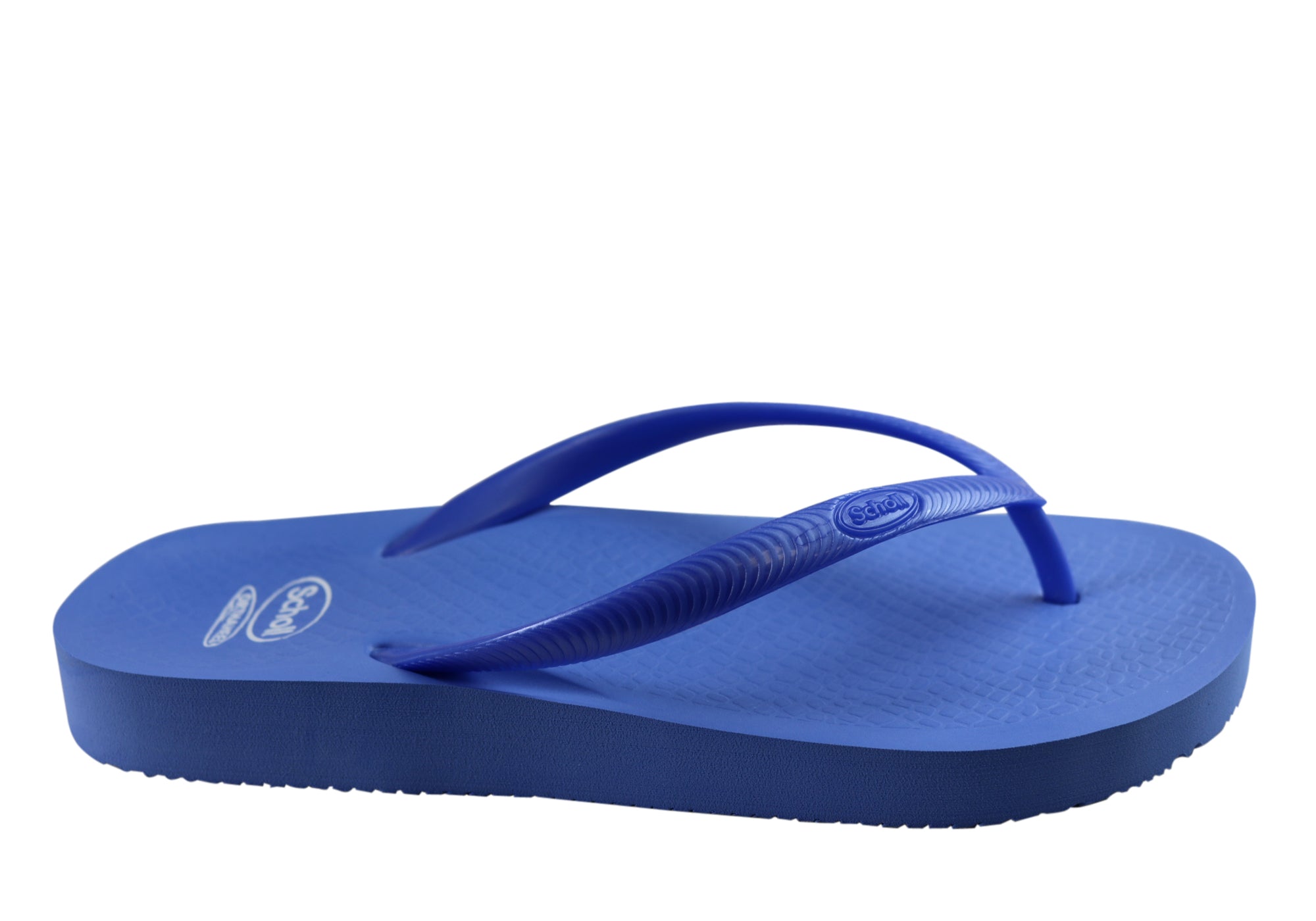 Scholl Orthaheel Fiji Womens Comfortable Rubber Thongs With Support