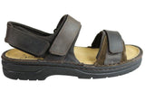 Naot Arthur Mens Comfort Adjustable Orthotic Friendly Leather Sandals