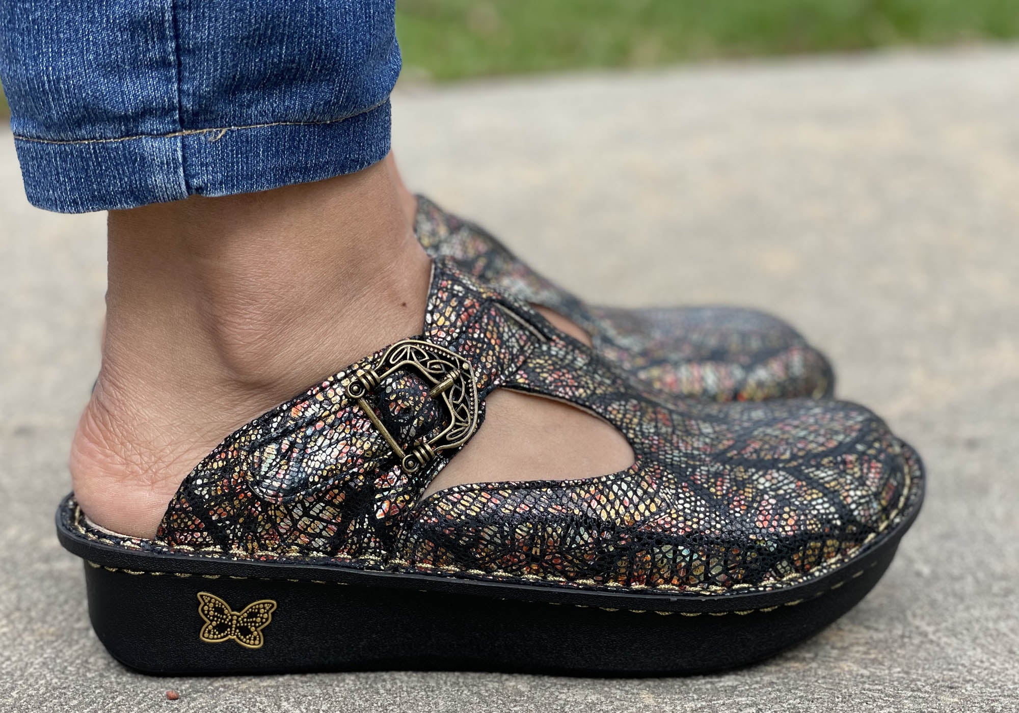 Alegria open back clogs sale