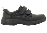 ROC Hype Junior Kids Black Adjustable Straps School Shoes