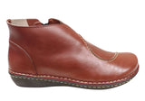 J Gean Insight Womens Comfortable Leather Ankle Boots Made In Brazil