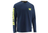 Caterpillar Mens Trademark Banner Long Sleeve Top