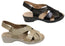 Flex & Go Hilda Womens Comfortable Leather Sandals Made In Portugal