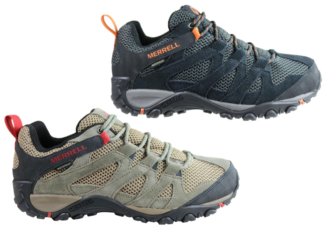 Merrell Mens Alverstone Waterproof Hiking Shoes Brand House Direct