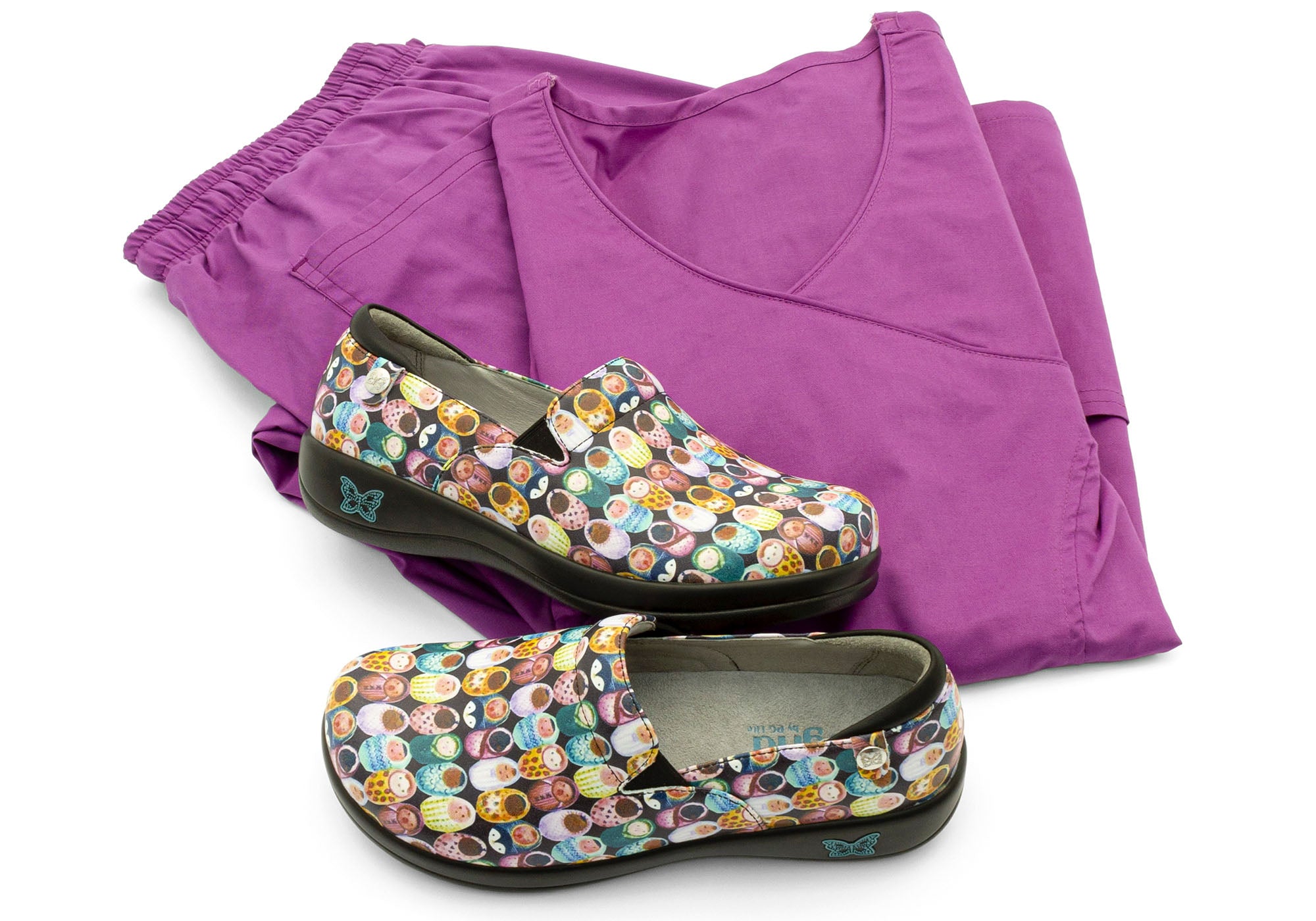 Alegria Keli Womens Comfortable Leather Slip On Shoes