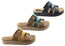 Pegada Dee Dee Womens Comfort Leather Slides Sandals Made In Brazil