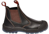 Hard Yakka Mens Utility Gusset Pull Up Safety Steel Toe Boots