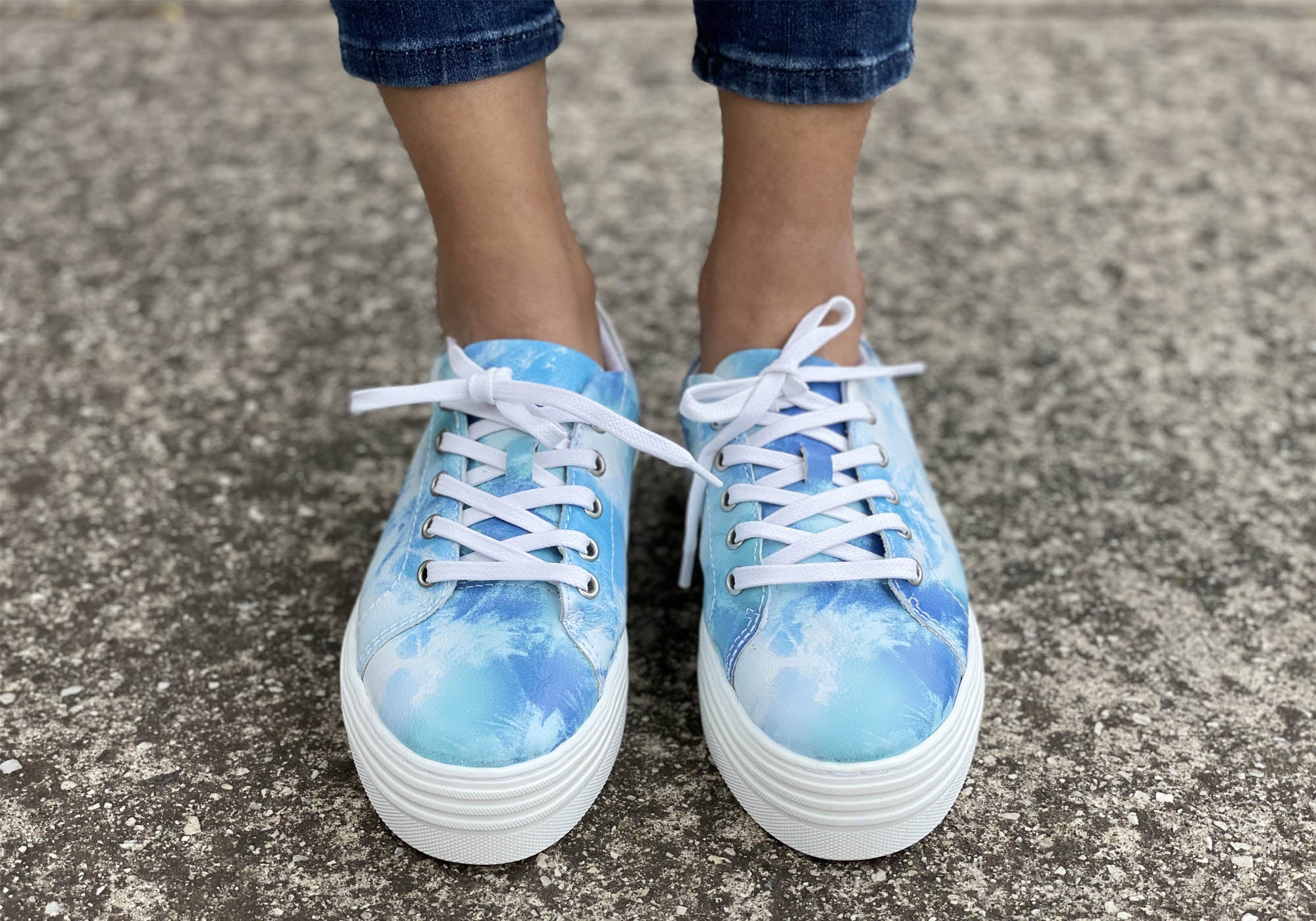 White/Blue
