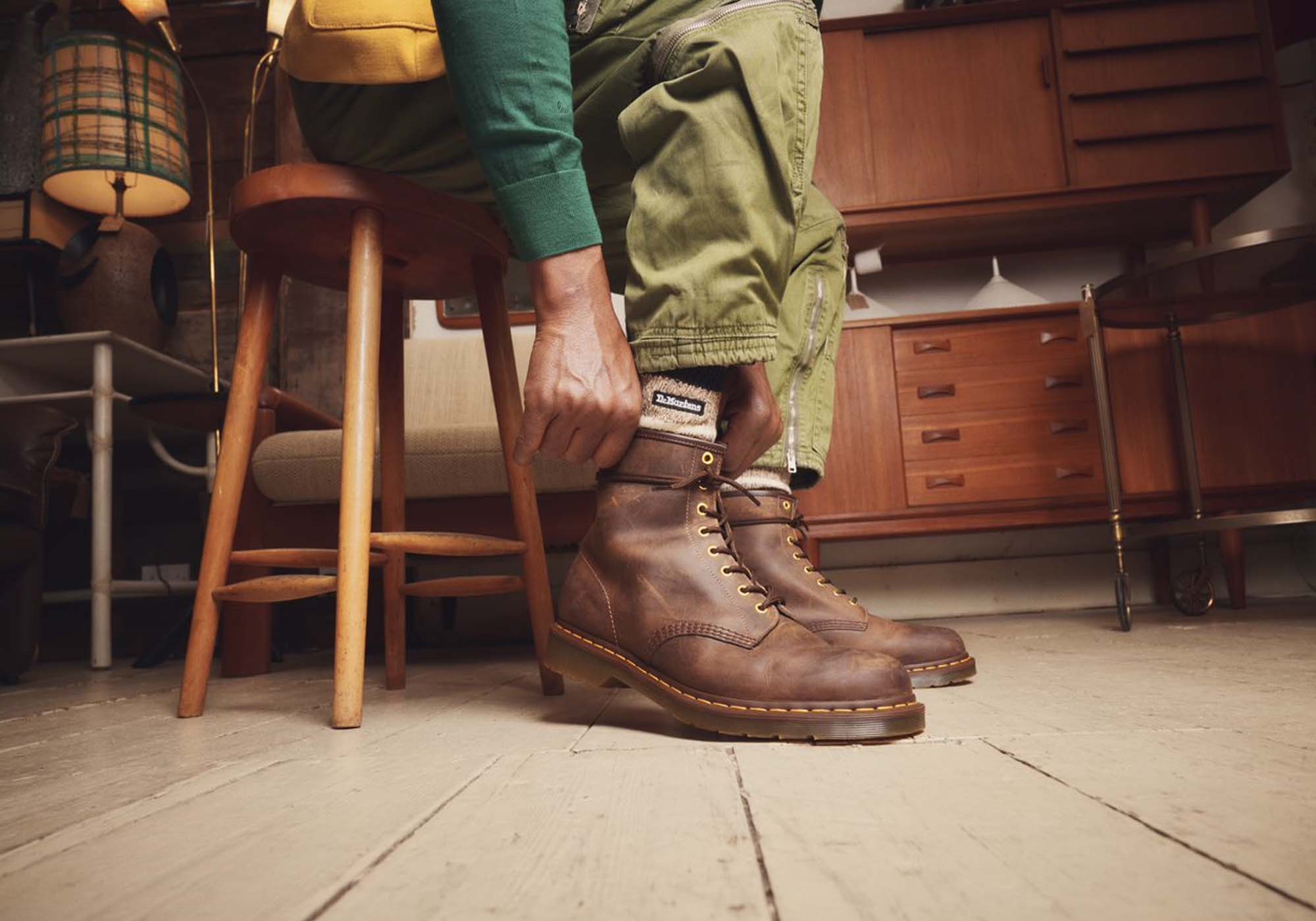 Dr Martens 1460 Up Gaucho Crazy Horse Unisex Boots