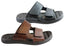 Pegada Fletcher Mens Cushioned Leather Slide Sandals Made In Brazil