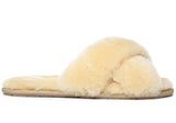 UGG Australian Shepherd Linty Womens Cross Fluffy Slide Slippers