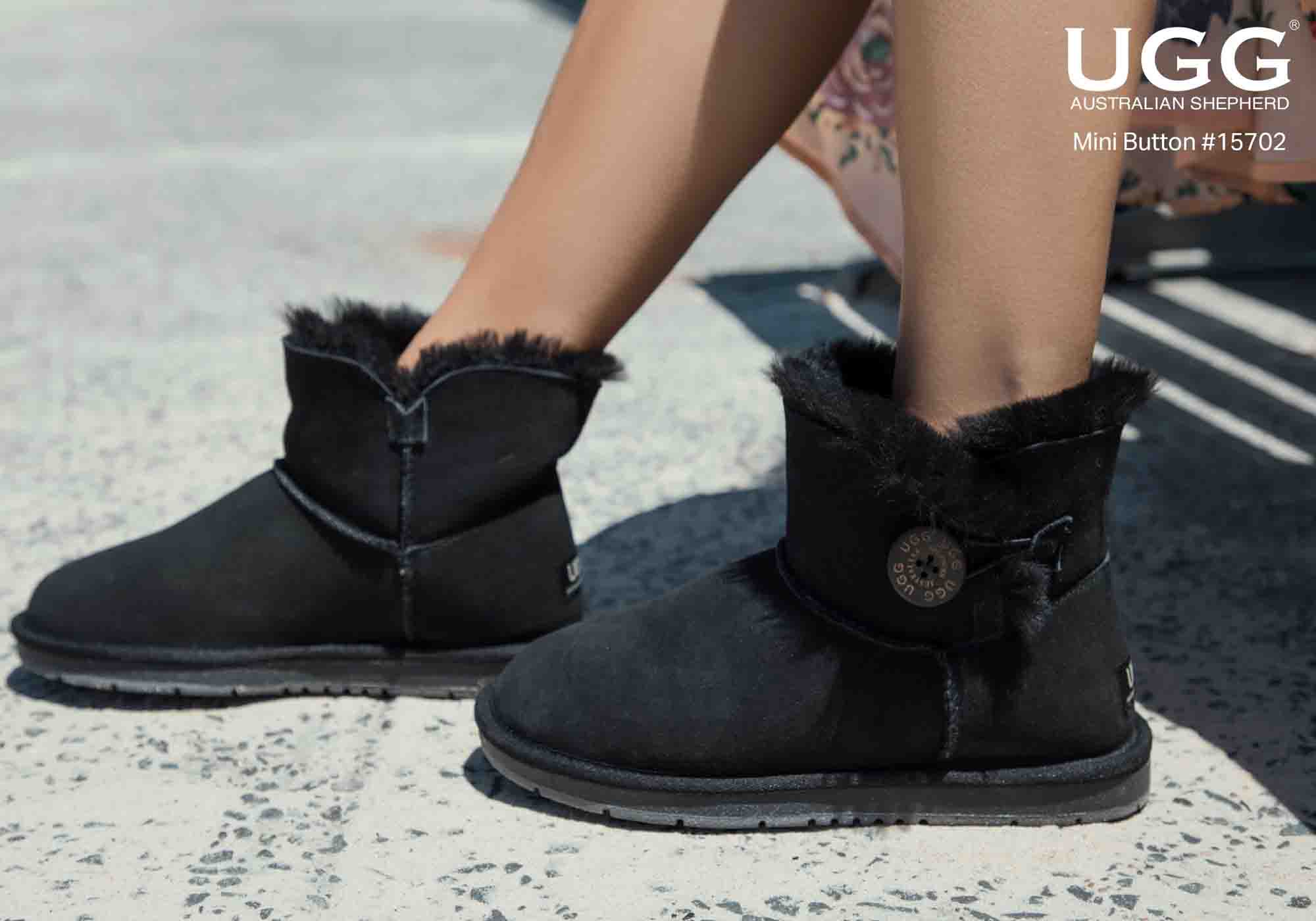 UGG Australian Shepherd Unisex Mini Button Ugg Boots