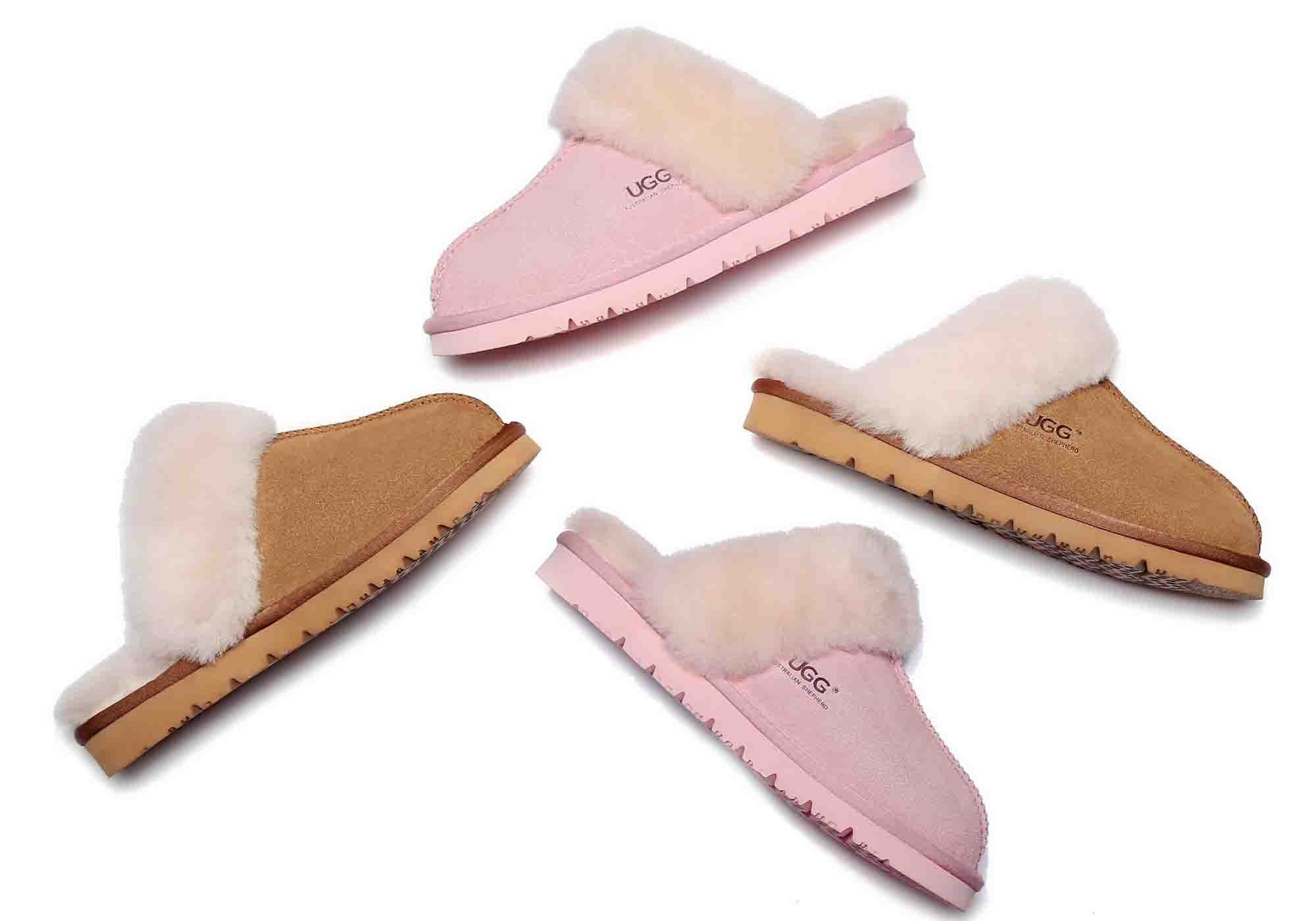 UGG Australian Shepherd Comfortable Unisex Muffin Scuff Slippers