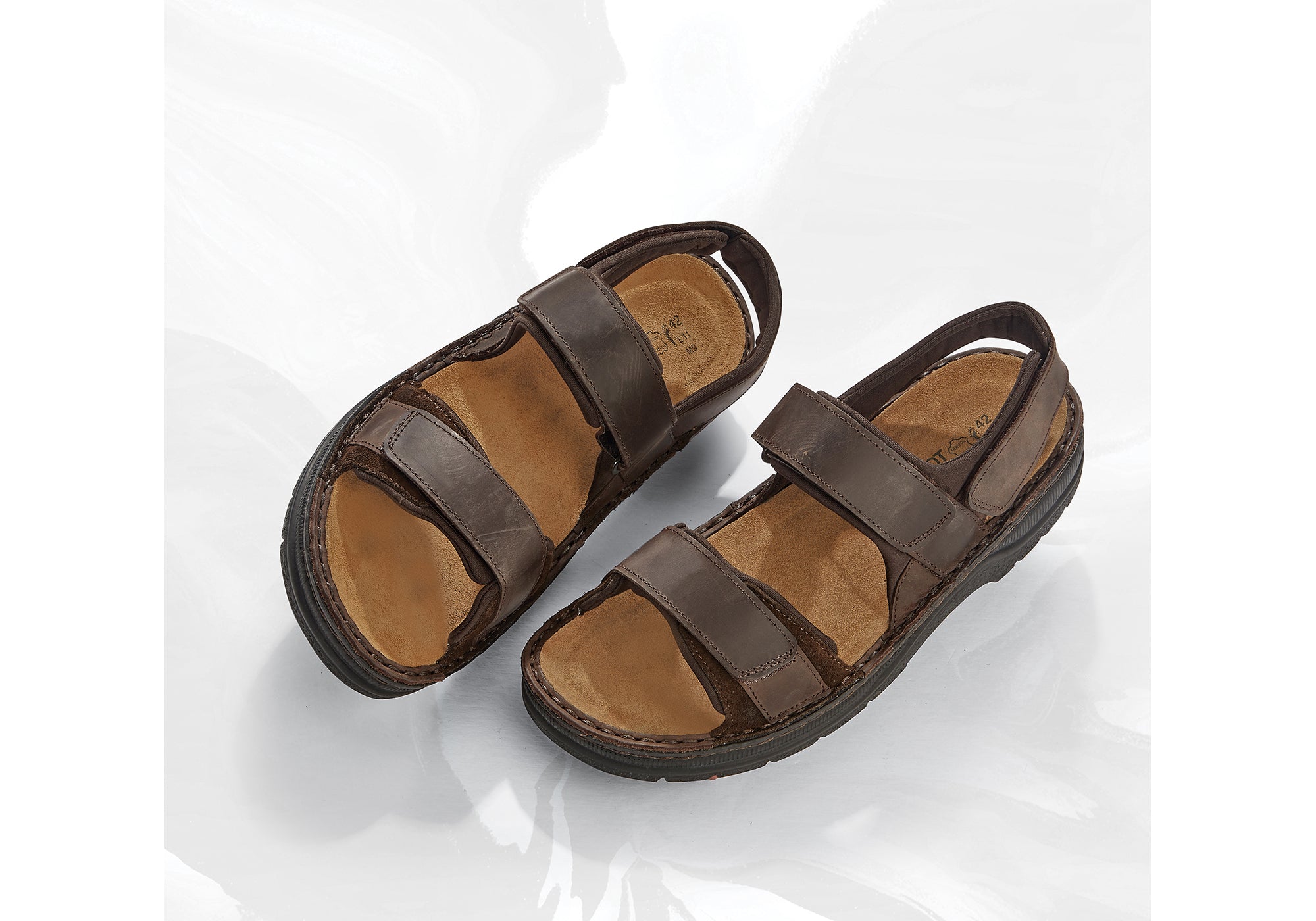 Naot Arthur Mens Comfort Adjustable Orthotic Friendly Leather Sandals