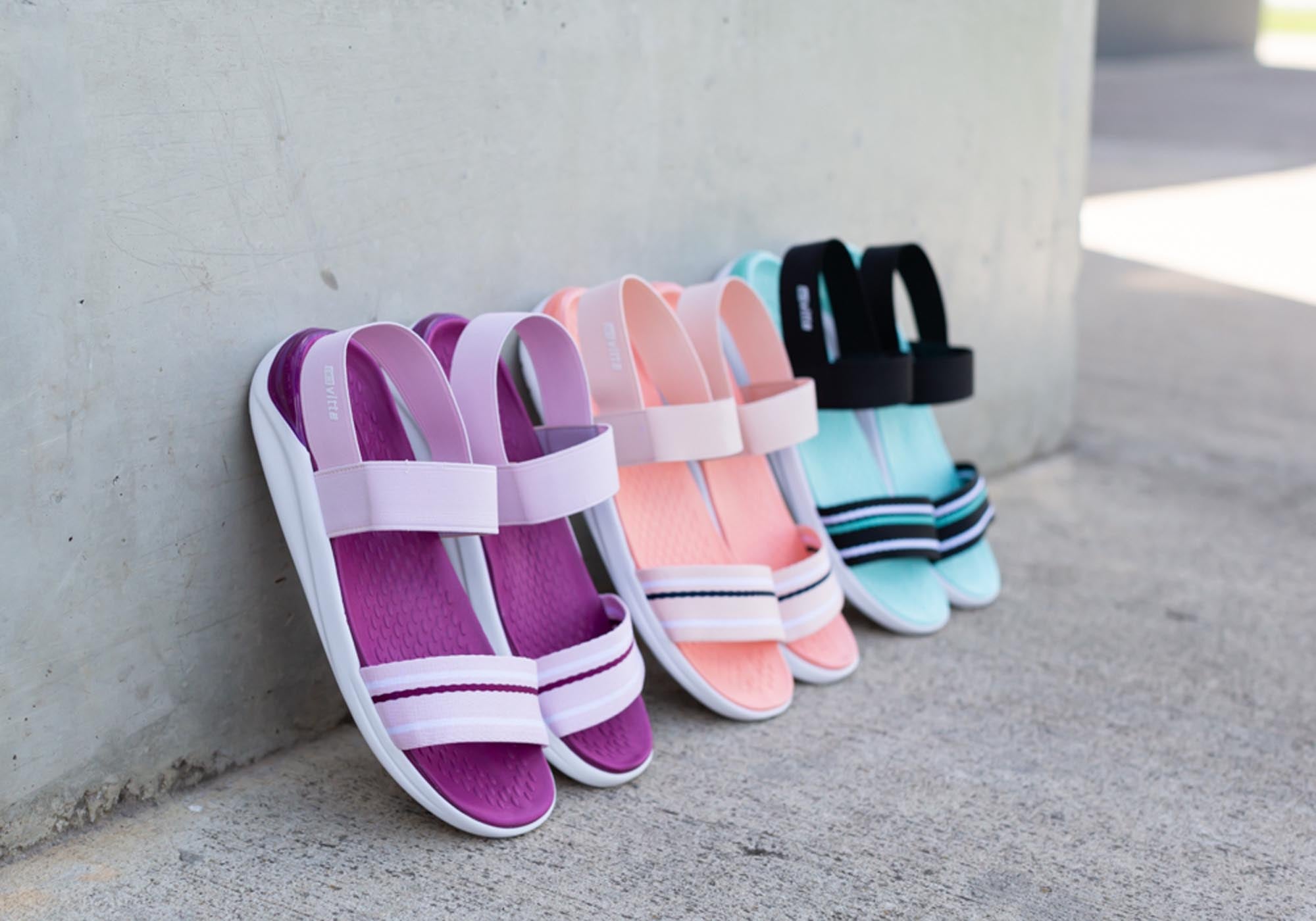 Actvitta Vesy Womens Comfortable Cushioned Sandals Made In Brazil