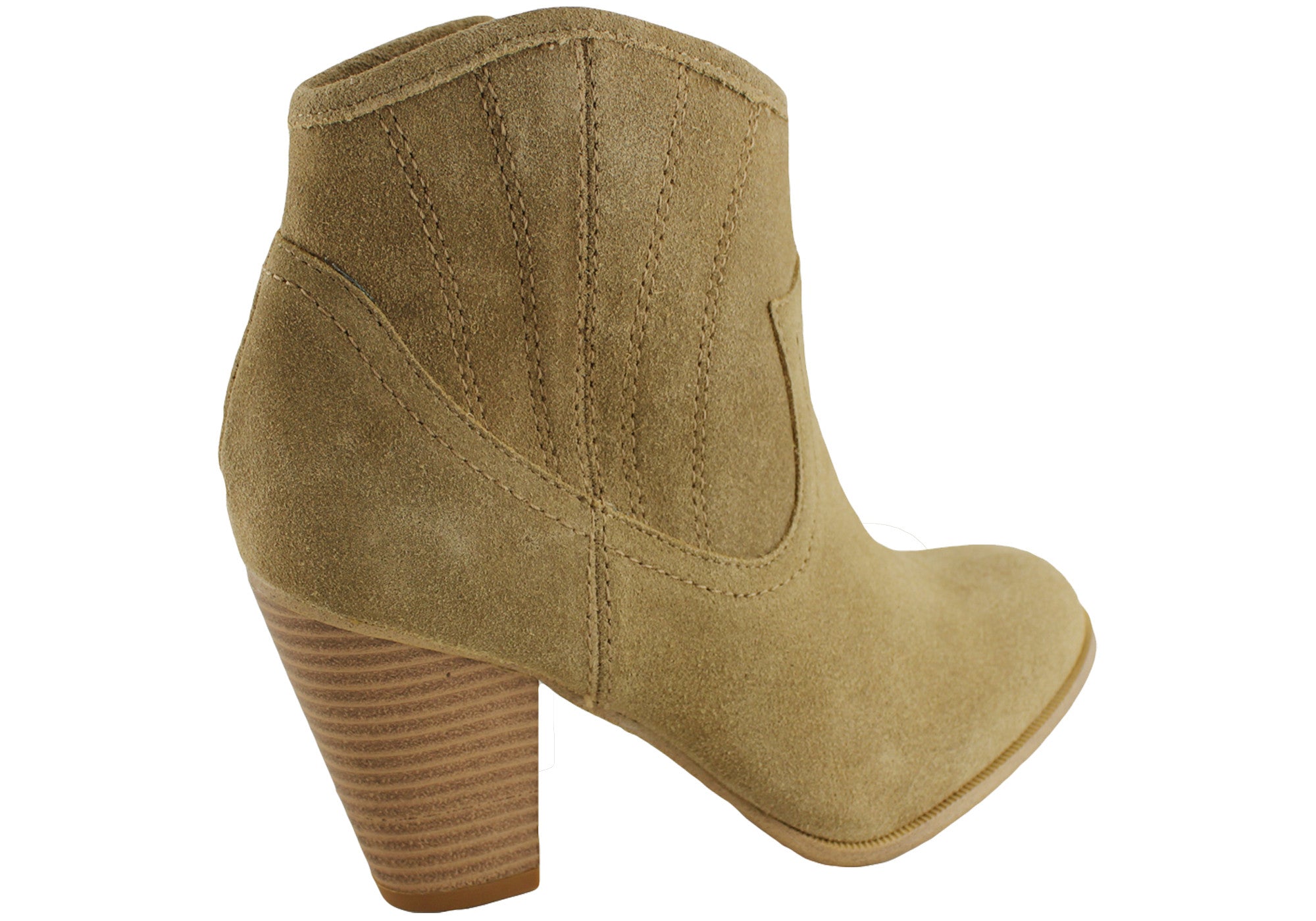 Bonbons Darci Womens Leather Suede Ankle Boots