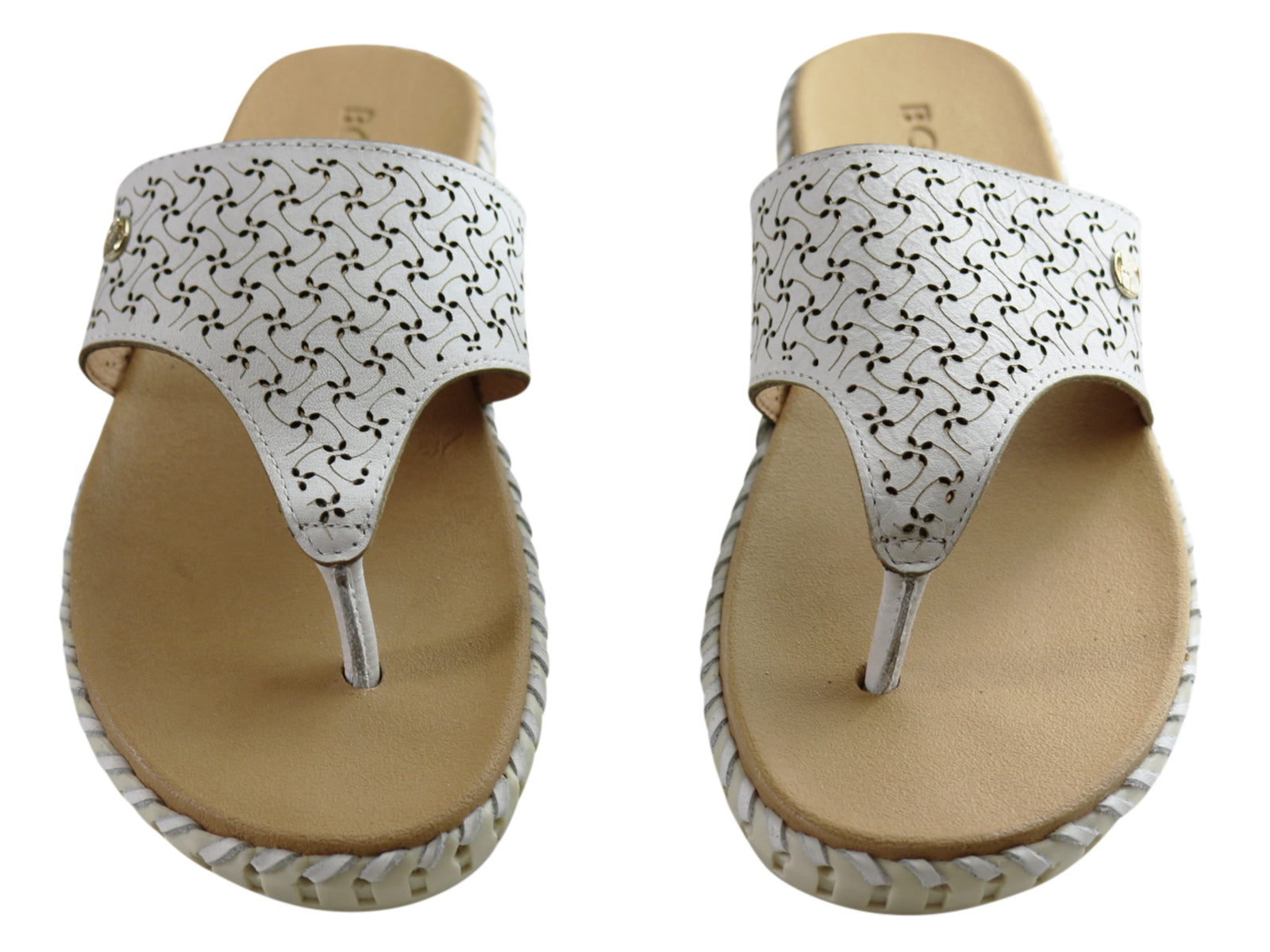 Bottero Bahamas Womens Comfort Leather Thongs Made In Brazil