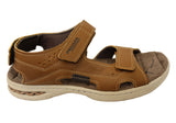 Pegada Sambo Mens Comfort Leather Adjustable Sandals Made In Brazil