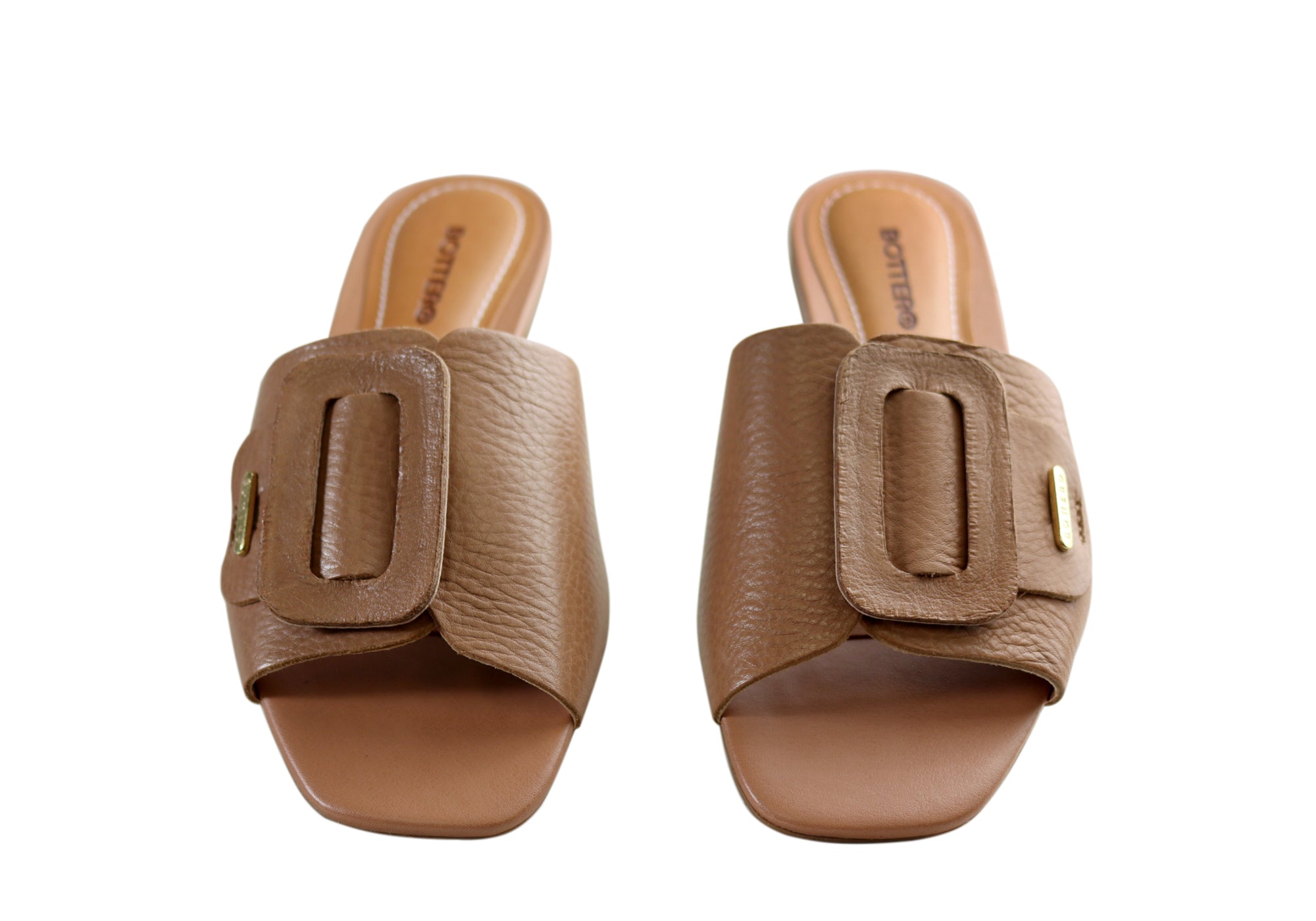 Bottero Wisconsin Womens Comfort Leather Slides Sandals Made In Brazil