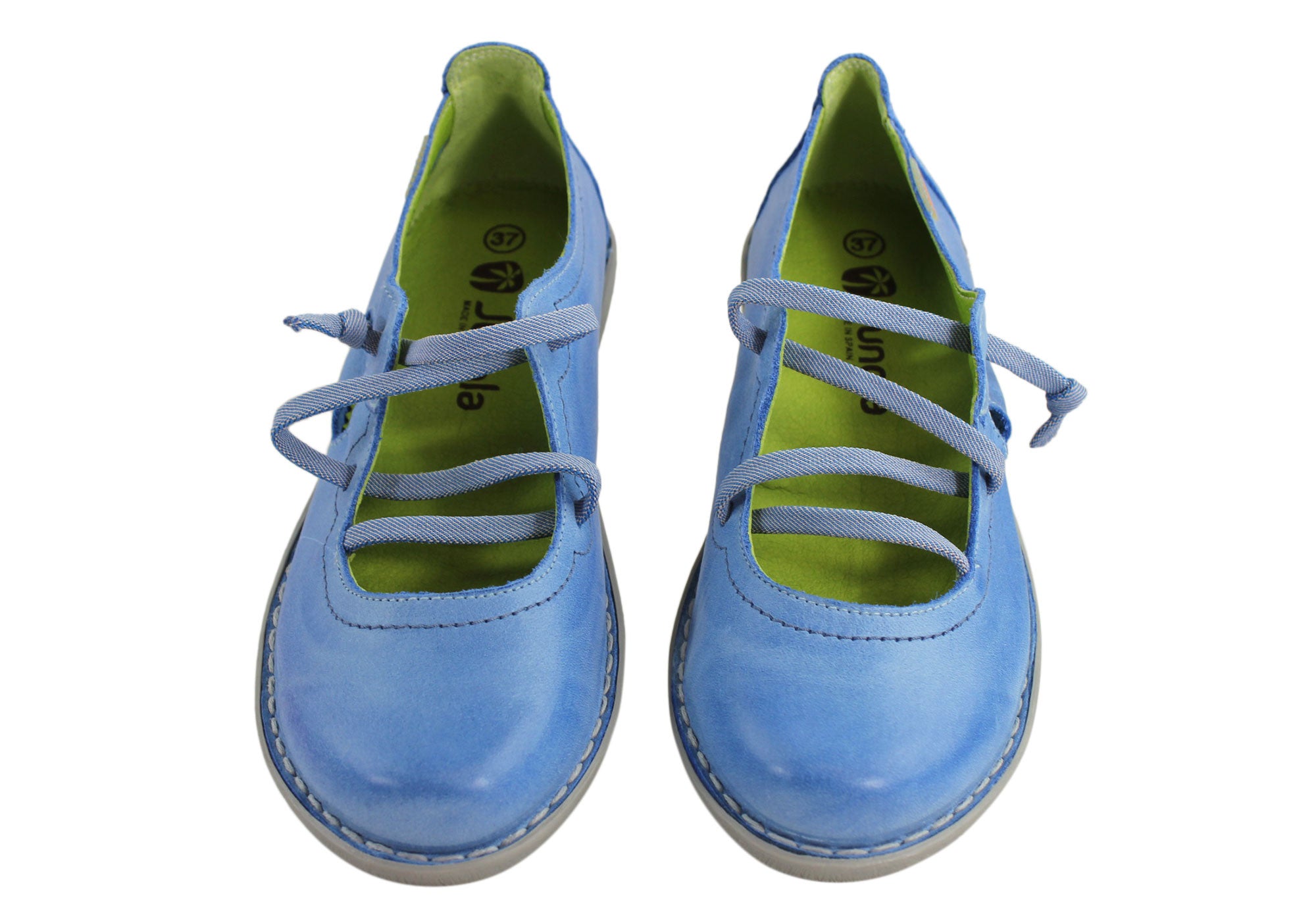 Jungla 5120 Womens Soft Leather Comfortable Shoes Made In Spain
