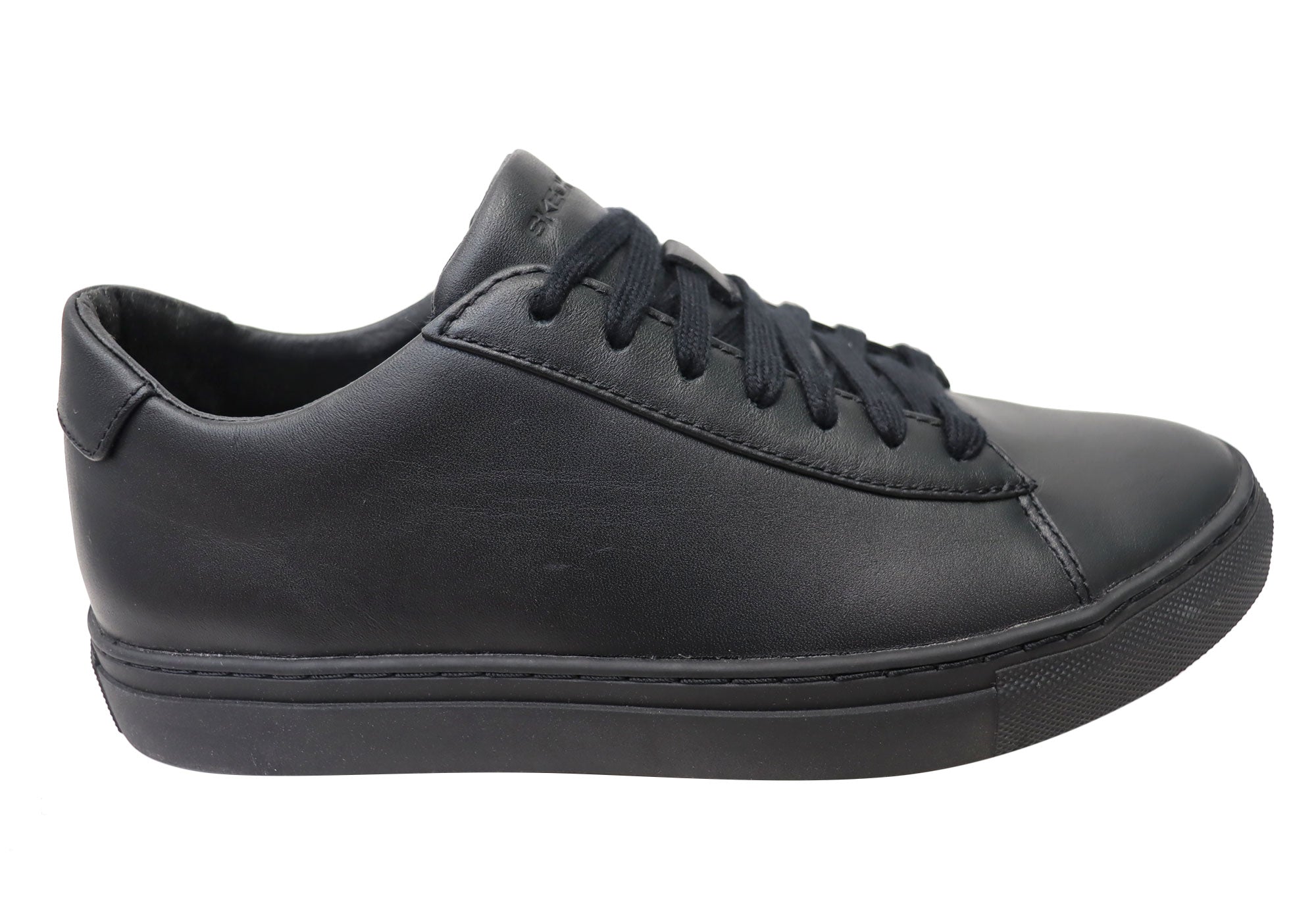 Skechers leather deals casual shoes