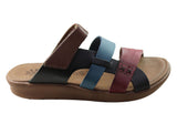 New Face Soma Womens Comfort Leather Slides Sandals Made In Brazil