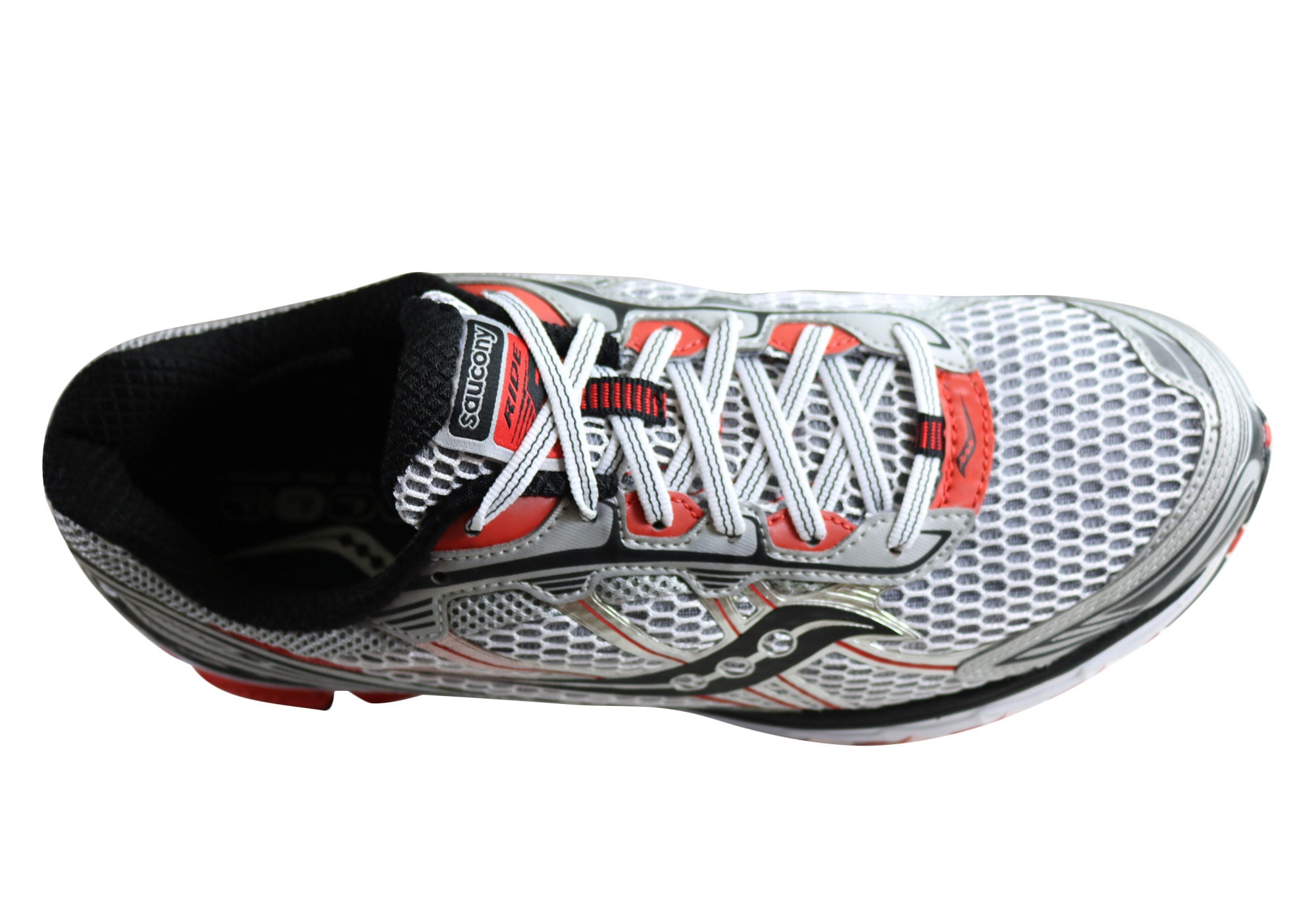 White/Silver/Red