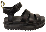 Dr Martens Blaire 3 Strap Sandal Black Brando Womens Leather Sandals