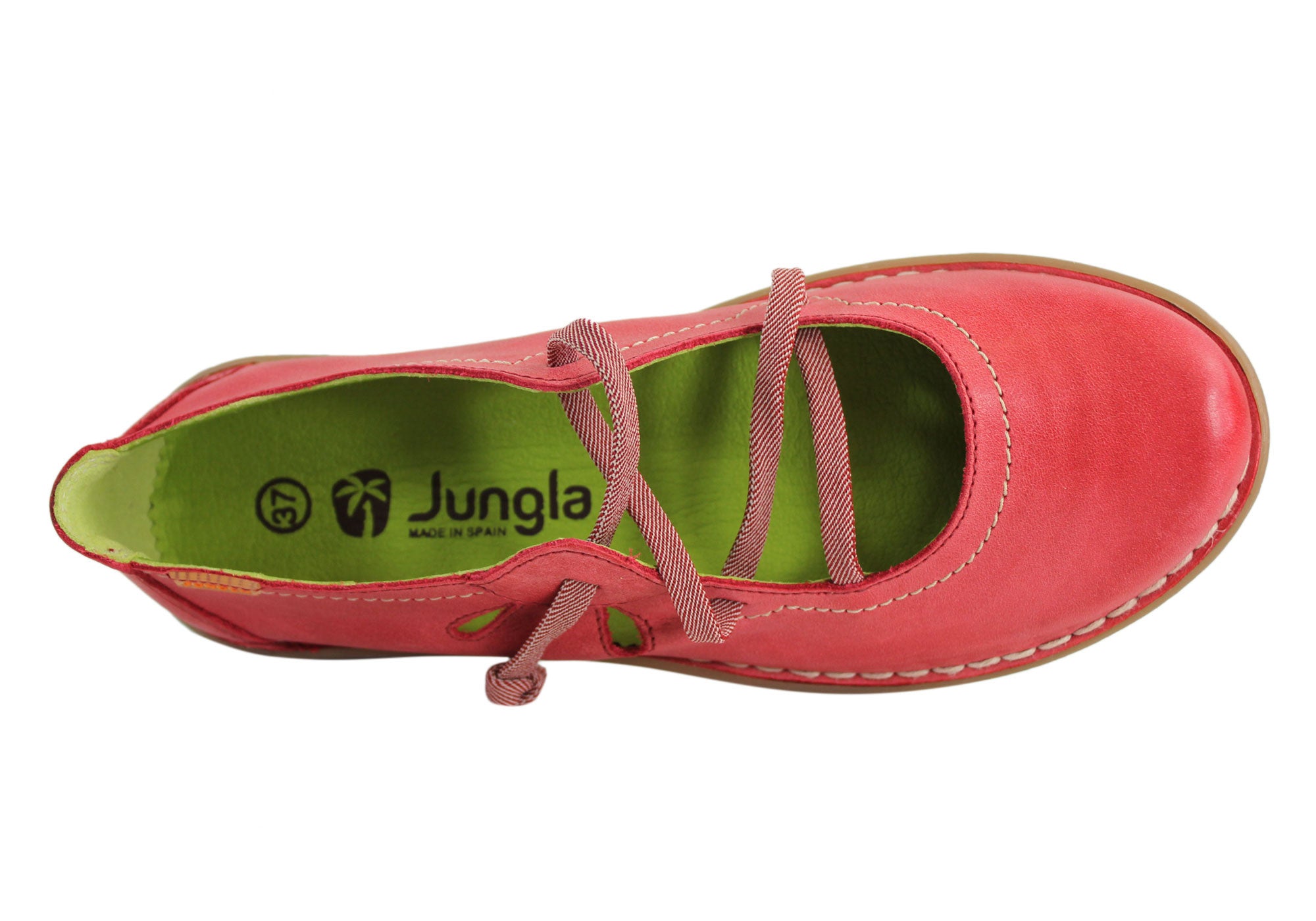 Jungla 5120 Womens Soft Leather Comfortable Shoes Made In Spain
