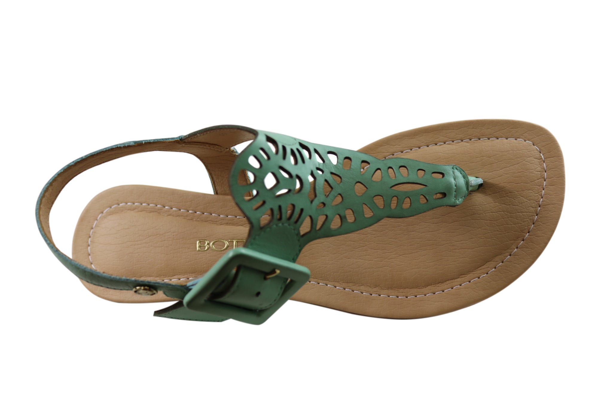 Bottero Georgia Womens Comfortable Leather Sandals Made In Brazil