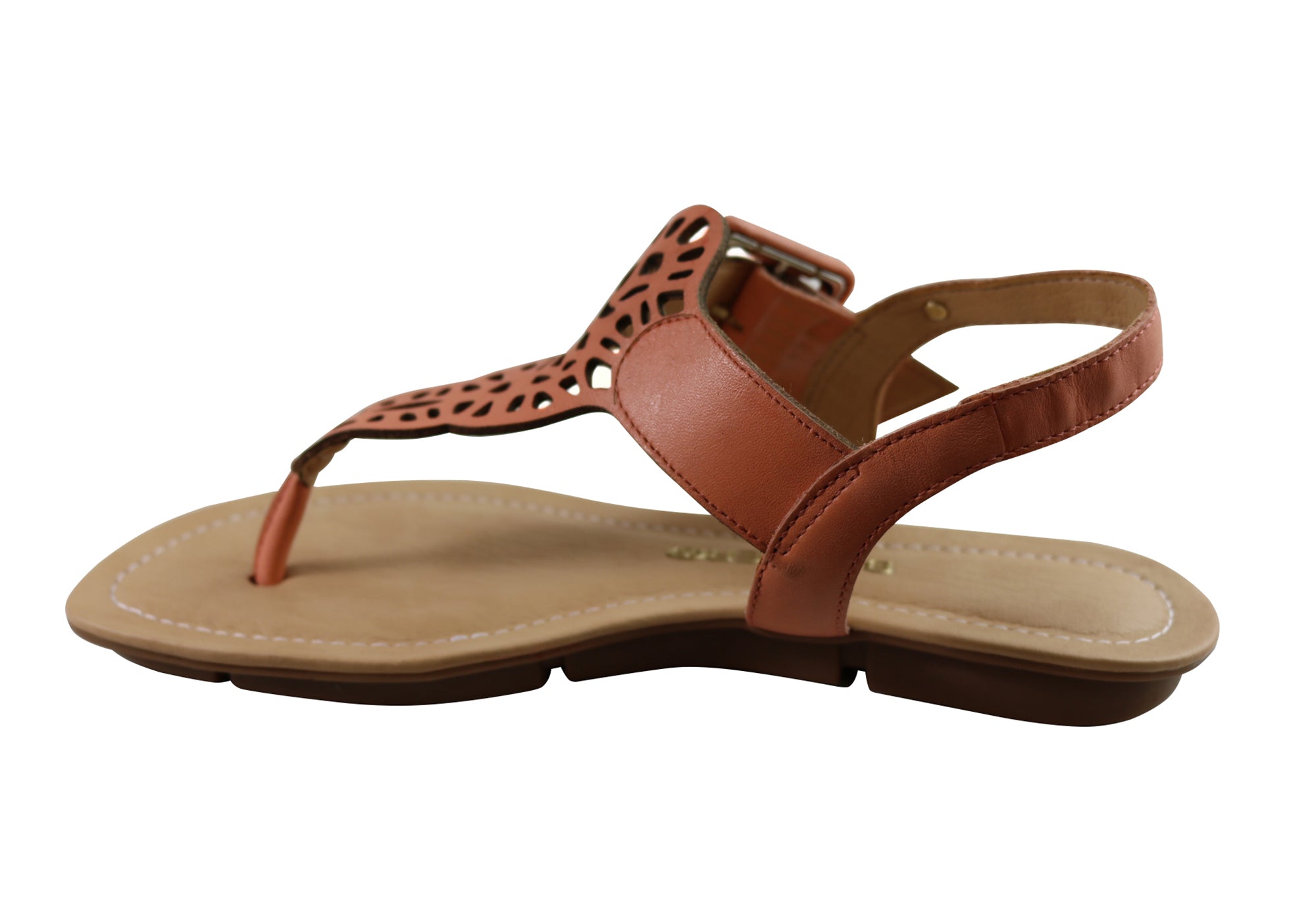 Bottero Georgia Womens Comfortable Leather Sandals Made In Brazil