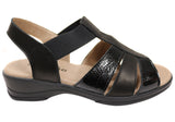Flex & Go Azara Womens Comfortable Leather Sandals Made In Portugal