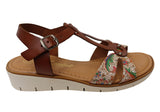 Lola Canales Salli Womens Comfortable Leather Sandals Made In Spain
