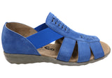 Flex & Go Rozie Womens Comfort Leather Sandals Shoes Made In Portugal