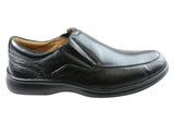 Sollu Loxwood Mens Leather Slip On Comfort Shoes Made In Brazil