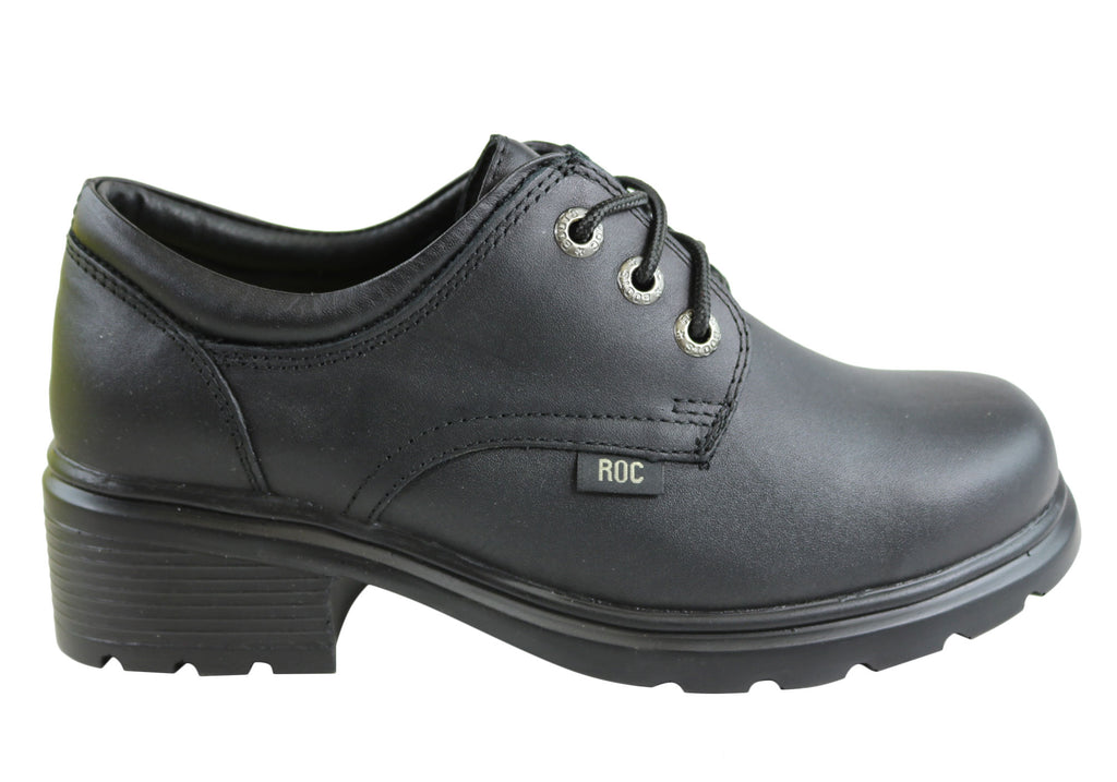 ROC Caper Older Girls/Ladies Leather School Shoes – Brand House Direct
