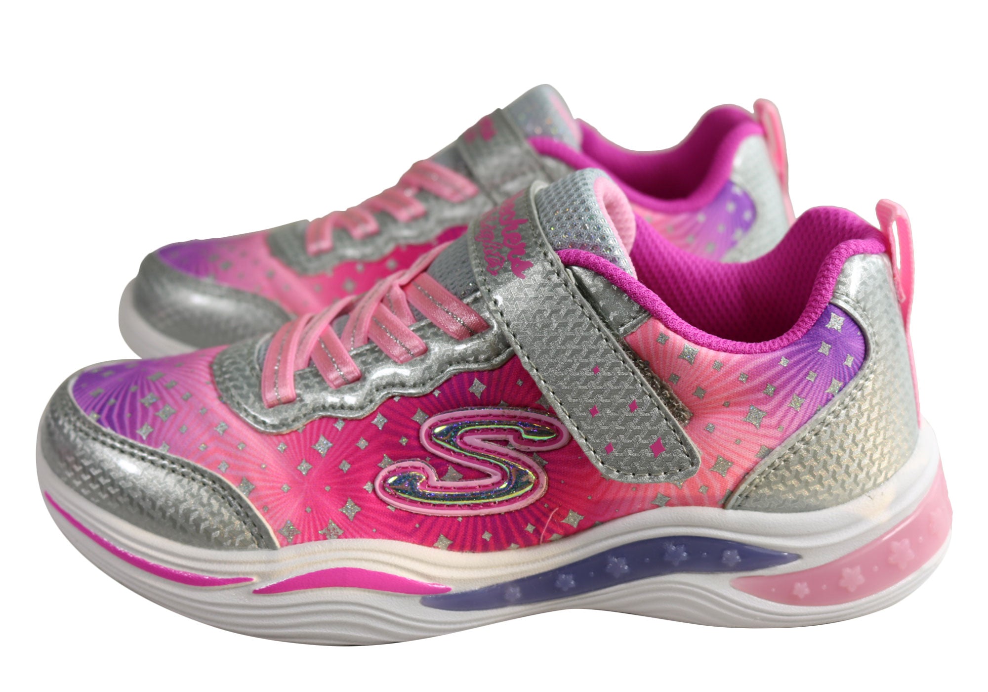 Silver/Pink