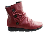 Flex & Go Loz Womens Comfortable Leather Ankle Boots Made In Portugal