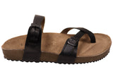 Via Paula Toto Womens Leather Comfort Thongs Sandals Made in Brazil