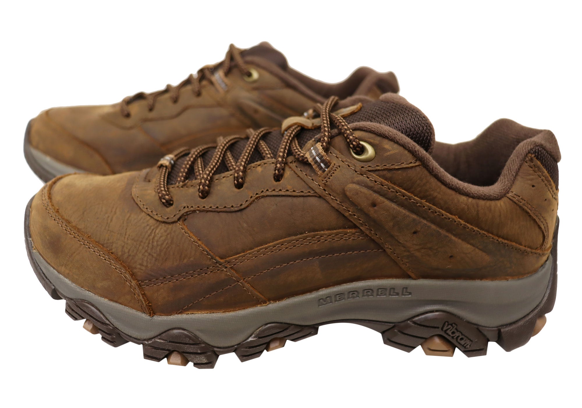Merrell Mens Moab Adventure Wide Width Leather Hiking Shoes