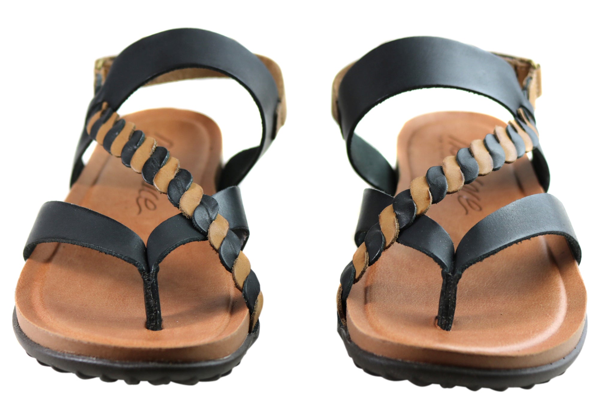 New Face Retreat Womens Comfortable Leather Sandals Made In Brazil