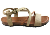 New Face Laurina Womens Comfortable Leather Sandals Made In Brazil