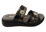 Scholl Orthaheel Sarah Womens Comfortable Memory Foam Slide Sandals