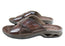 Pegada Jefferson Mens Leather Comfortable Slide Sandals Made In Brazil