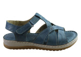 Orizonte Stacey Womens European Leather Comfortable Cushioned Sandals